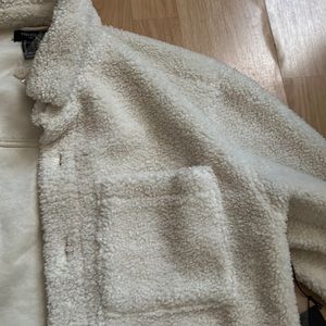 Cream Sherpa Jacket